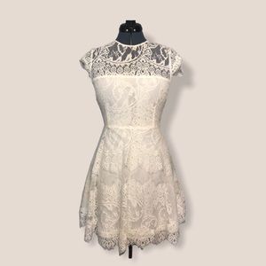 BB Dakota White Lace Dress